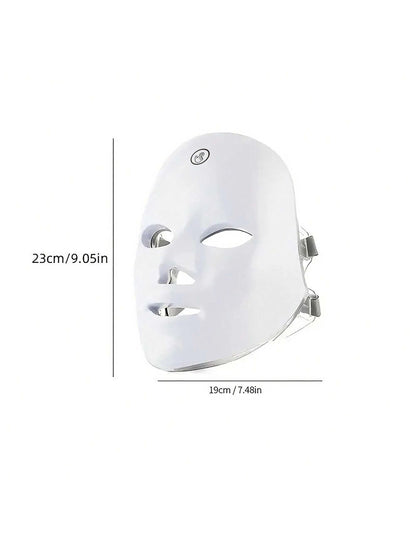 SUNPINT Portable 7-Color LED Face Mask, Skincare Face Mask, for Salon & Home Use, Facial Skin Rejuvenation Light, Mother'S Day Gift